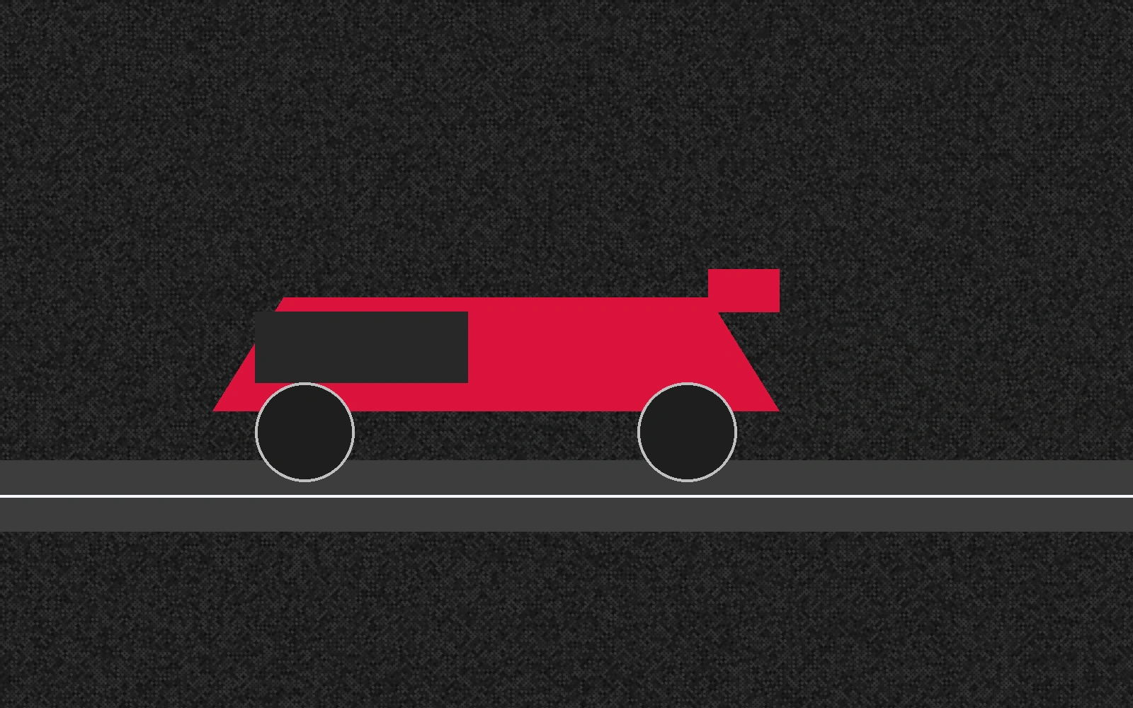 红色的虚拟赛车